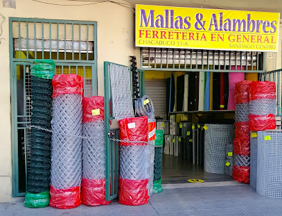 MALLAS - ALAMBRES Y FERRETERÍA EN GENERAL